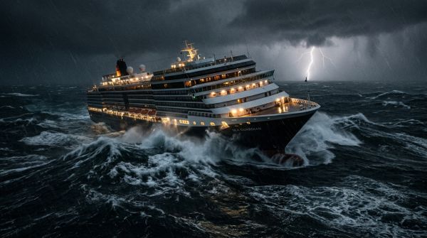 Survivre à une tempête en croisière transatlantique